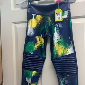 Blue Zumba  stretchable leggingsSize XS
